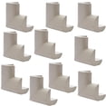 thumbnail image 1 of 10 protectores de esquinas para muebles, ideales para bebés. gris, 1 of 9