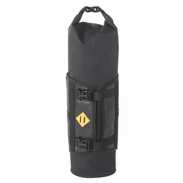 Bolsa para manillar accesorios impermeables para bicicletas bolsa negra para cargadores herramientas de reparación bancos de energía para acomodar teléfonos móviles