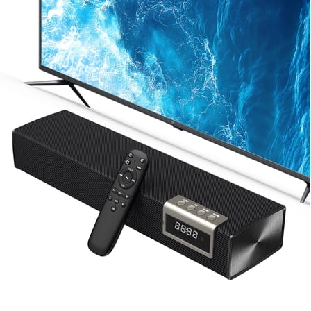 Jierben Sound Bar for Smart TV, 50W Surround Sound System, Bluetooth 5.4/HDMI ARC/Optical/AUX, TV Speaker for Home Theater, Compatible with Samsung/TCL/Hisense TV
