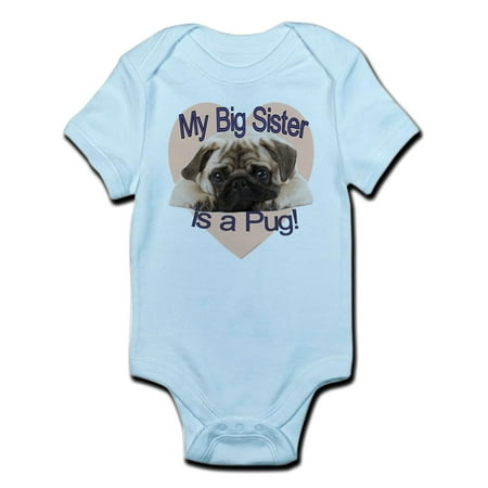 

CafePress - Pug Sister Infant Bodysuit - Baby Light Bodysuit