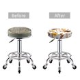 thumbnail image 5 of Kll Happy Thanksgiving Round Bar Chair Cushion Cover 13 Inch,Bar Stool Protector With Elastic, Soft Washable, 5 of 7