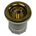 thumbnail image 1 of Nantucket Sinks NS-403PB Junior Duo Basket Strainer, Polished Brass, 1 of 1