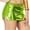Mint Green, variant on Womens Metallic Mini Skirt Shiny Bodycon Side Splited Micro Short Skirt For Party Dance Clubwear