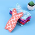 thumbnail image 4 of 10 Pcs Queue de Sirène Réutilisable Porte-Popsicle Sacs Isolation Congélation Manchons à Glace avec Bords Cousus pour Enfants (Couleur Mixte), 4 of 9