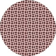 thumbnail image 1 of Ahgly Company Machine Washable Indoor Round Transitional Pink Area Rugs, 5' Round, 1 of 7