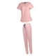 thumbnail image 3 of Conjunto de uniforme médico para mujer, pantalón deportivo, cómodo, lavable a máquina, uniforme de trabajo de enfermera XS, 3 of 9