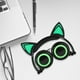 thumbnail image 5 of Oreja de Gato para niños, Luces LED, Auriculares de música, Auriculares Plegables para teléfono móvil, computadora, Verde, 5 of 5