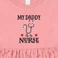 thumbnail image 4 of Inktastic Daddy is a Nurse Baby Girls Baby Dress, 4 of 5