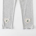 thumbnail image 5 of ATOGUTA Girls Capri Leggings Kids Stretchy Elastic Waist Athletic Pants Summer Slim Skinny Sports Casual Tights Size 3T-15, Gray, 5 of 5