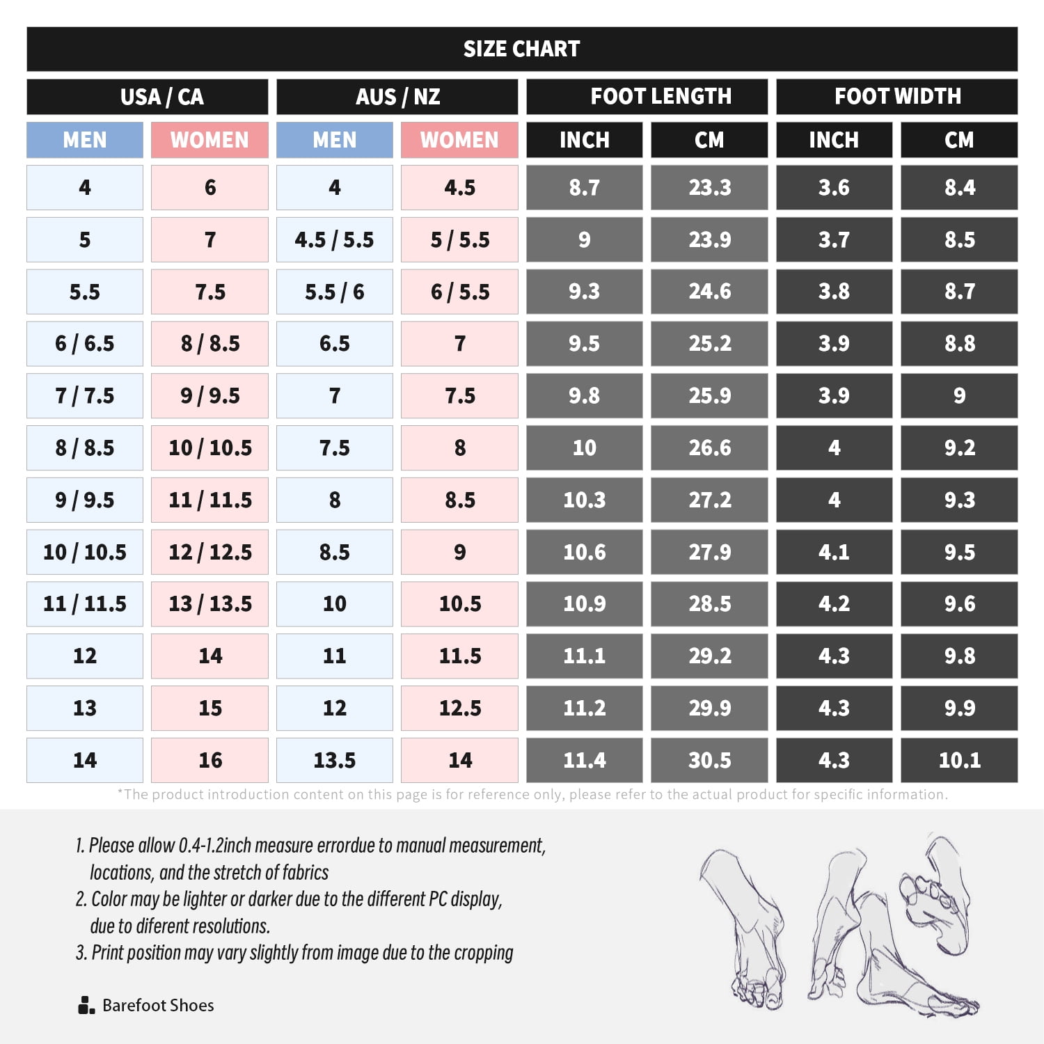 nike size conversion chart womens
