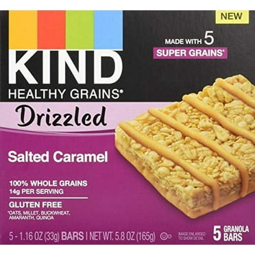 Kind Salted Caramel Drizzled .. Bars 5 Count, 5.8 .. OZ
