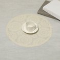 thumbnail image 3 of Flmtop 1PC Rond Sous-Verres Floral Creux Sous-Verres Résistant à la Chaleur Anti-Dérapant Protection de Table de Comptoir Sets de Table Élégants pour la Cuisine de Mariage, 3 of 10