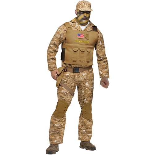 Navy Seal Adult Halloween Costume One Size