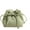 Green, variant on Stripe Drawstring Bucket Bag Small Leather Crossbody Hobo Bucket Satchel Bag Casual Lightweight Drawstring Daypack Purse