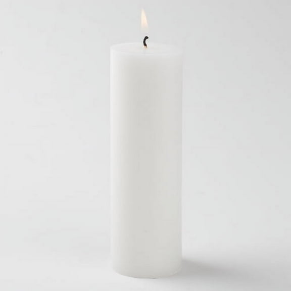 Richland Pillar Candle 2"x6" White Set of 10