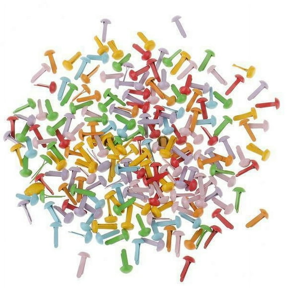 GUOOL Lot de 2-3 200 Pcs Attaches en Papier Métalliques pour Scrapbooking Artisanat 4,5x8 mm 2 Pcs