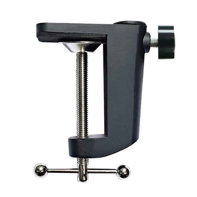 Lampe de Bureau en Alliage d'Aluminium Base Pince en I Support Fixe de Bureau Pince Support de Microphone Support de Table Pince