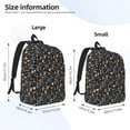 thumbnail image 3 of Yiaed Mushroom Print Backpack, Premium Laptop Backpack, Travel Backpack for Women, Lightweight Backpacks, Comfortable Back Pack-Small, 3 of 5