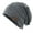 Grey, variant on Beanie for Women Men BWASD Soft Warm Laightweight Plaid Cuffed Hat Slouch Loose Fit Knitted Skull Beanies Cap for Outdoor Everyday Wear Blue