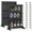Black 2 PCS, variant on General 2 Pack Peg Board Display Stand for Vendors with 24 Hooks Metal Tabletop Pegboard Display Stand for Craft Shows 17" X 13" Retail Display Racks Peg Board Organizer Holder White