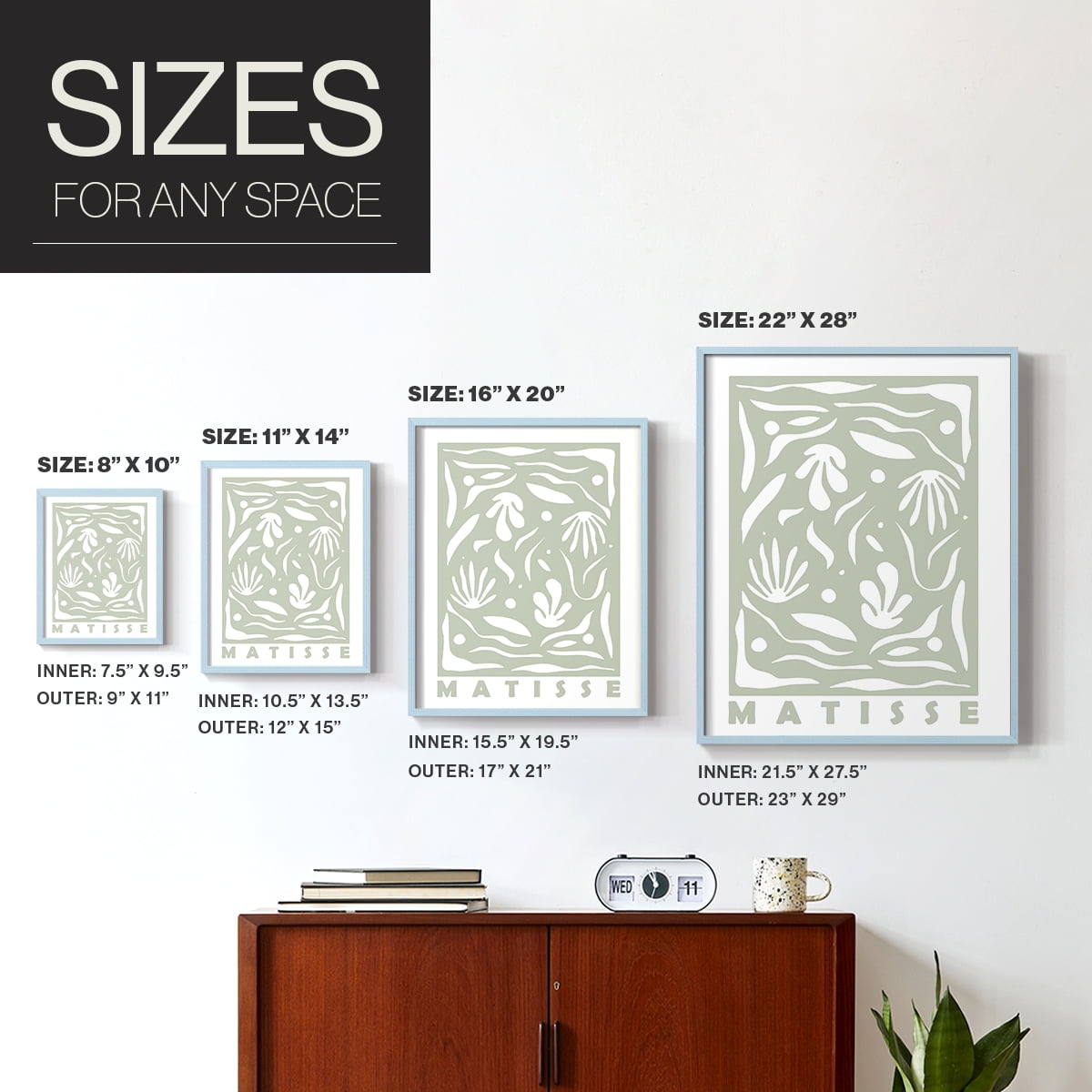 Matisse VII Framed Print - Solid Wood