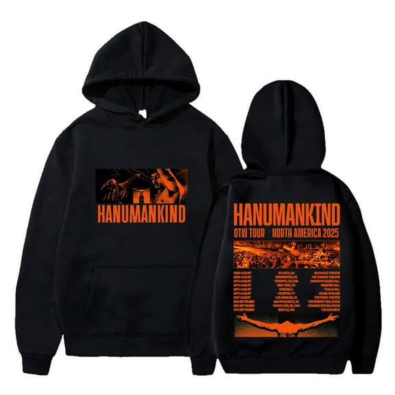 Hanumankind OTW Tour 2025 Hoodies Cosplay Women Men Fashion Long Sleeve Sweatshirts
