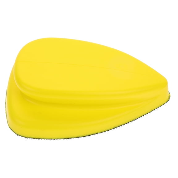 TINKSKY Round Sanding Pad Sanding Block Hobby Yellow PU Foam Various Surfaces 1Set