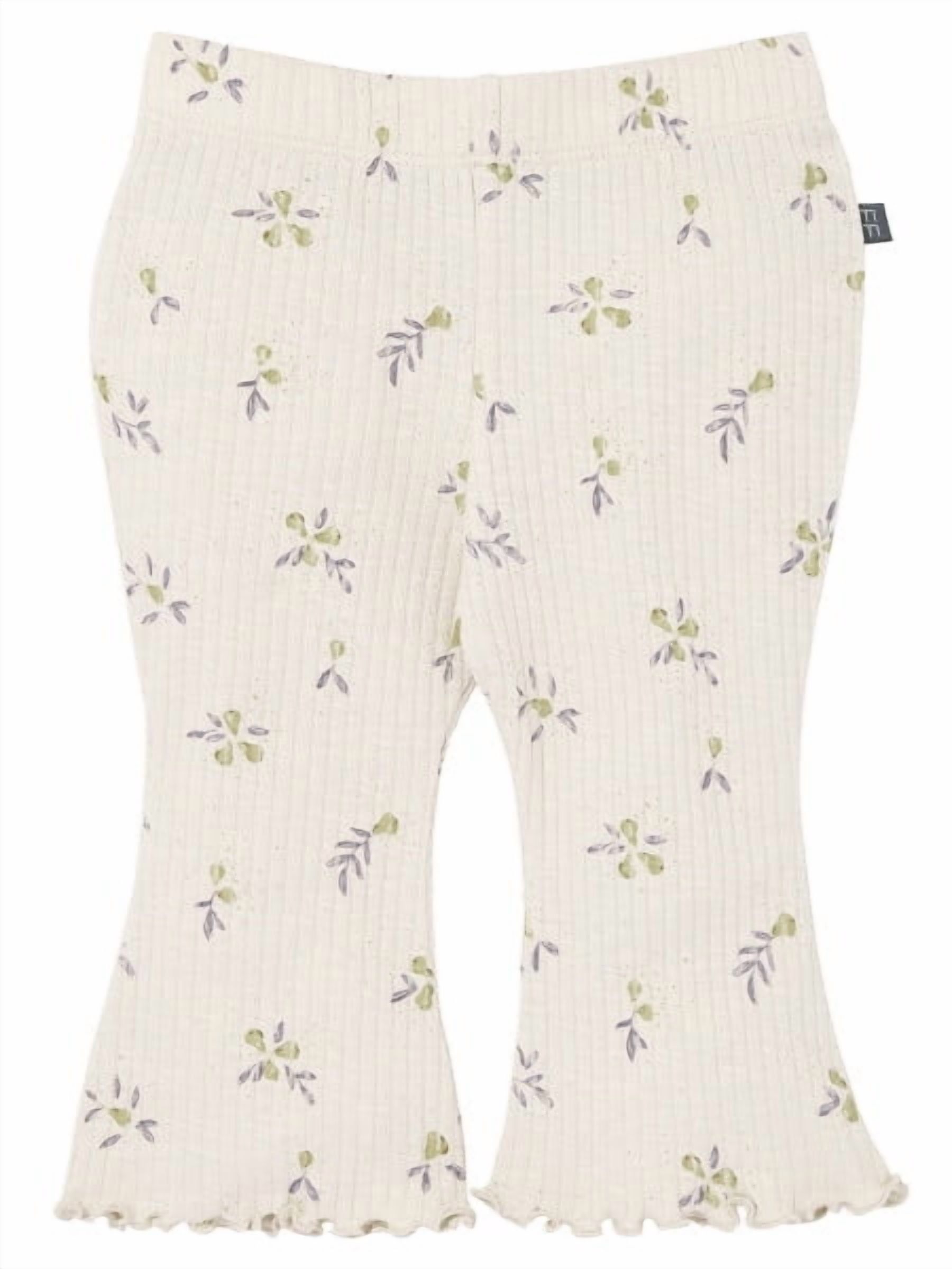 Modern Moments by Gerber Baby Girl Henley Ruffle Top With Pants, sizes 0/3 Months - 24 Months&nbsp;