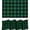 Black/Green, variant on Moderong Purple Striped Check Mardi Gras Vinyl Placemats Set of 4,Heat Resistant Non-Slip Woven Plastic PVC Place Mat for Party Kitchen Dining Decor
