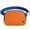 Orange, variant on Fanny Pack for Women 3 Zipper Pockets Waist Bag Waterproof Belt Bag Purse for Walking Shopping