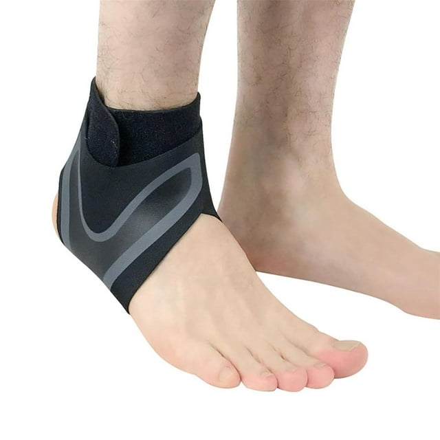Tobillera de compresión TANGJMXG para hombre y mujer gris M