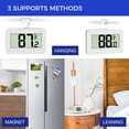 thumbnail image 4 of FrostHike Mini Refrigerator Fridge Thermometer, 2 Pack Digital Freezer Thermometer Waterproof Room Thermometer with Hook, Large LCD Display, 4 of 5