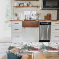 thumbnail image 3 of Kitchen Rugs and Mats Set of 2 Christmas Red Truck Xmas Tree Bird Winter Snowy Kitchen Sink Mat,Non-Slip Area Runner Rug,Washable Floor Mat for Home Dining Room Office 18"x30"+18"x48", 3 of 6
