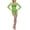 Green, variant on Women's Fishnet Lingerie Bodysuit Set Crotchless Panties Valentine's Day Sexy Fishing Net Perspective Seductive Hollow Out Long Sleeved Top Jumpsuit Black