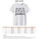 thumbnail image 5 of Camisa informal holgada de manga corta con estampado de letras para mujer, talla XL, camiseta gris grafito con fuente negra, 5 of 5