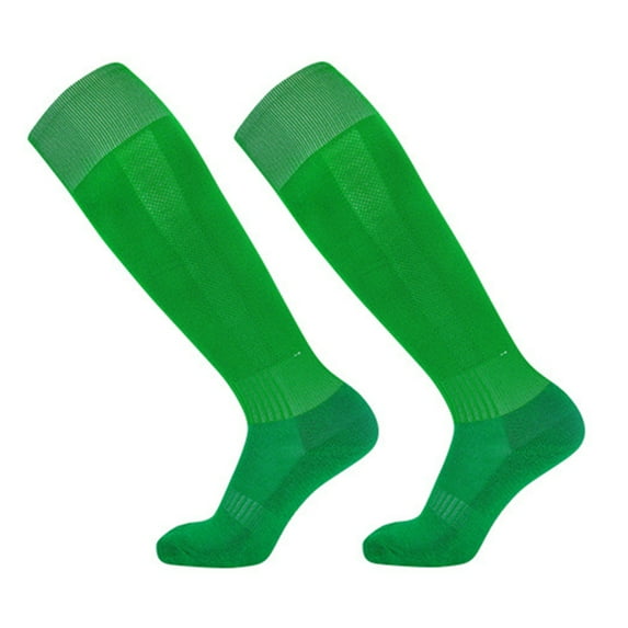 Men Long Tube Socks, Fashion Casual Solid Color Elastic Breathable Soft Cotton Thigh High Tights Over Knee Socks for Playing Football 1Pair