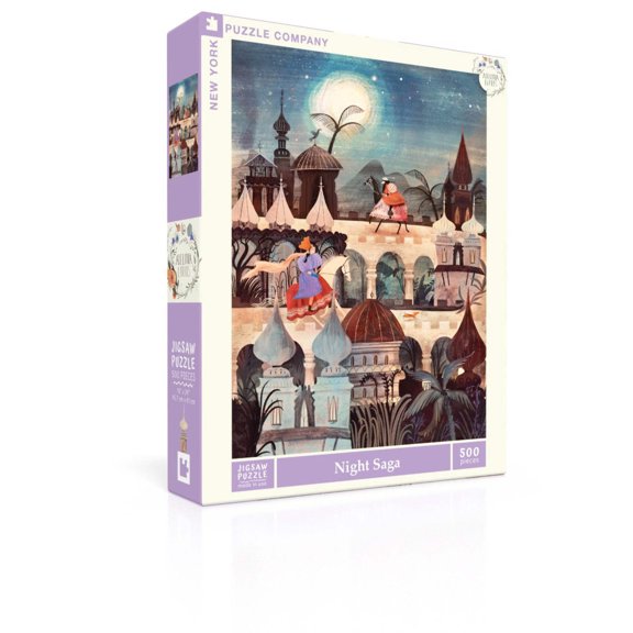 New York Puzzle Company Night Saga 500 Piece Jigsaw Puzzle