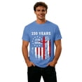 thumbnail image 4 of ibiyuan 250th Anniversary Usa Shirt Funny T Shirts for Men Tshirts for Men Crew Neck Short Sleeves Streetwear 4th Of July Pullover Tees Tops, 4 of 4