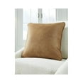 thumbnail image 2 of Signature Design by Ashley Cortnie Faux Leather Throw Pillow, 20 x 20es, 2 of 6