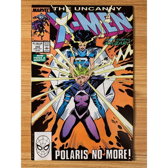 Uncanny X-Men #250 Comic Book