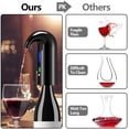 thumbnail image 2 of Cadeaux Aérateur à Vin Électrique Carafe et Distributeur de Vin une Touche Rouge, 2 of 5