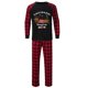 thumbnail image 3 of Pijama familiar navideño a juego Conjunto de pijama largo negro de perro salchicha a través de la nieve, 3 of 3