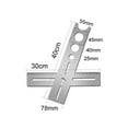 thumbnail image 5 of Multi-Functional Stainless Steel Ceramic Tile Hole Locator Ruler Adjustable Punching Hand Measure Tools For House Decorated Work ,Easy to Use, 5 of 7