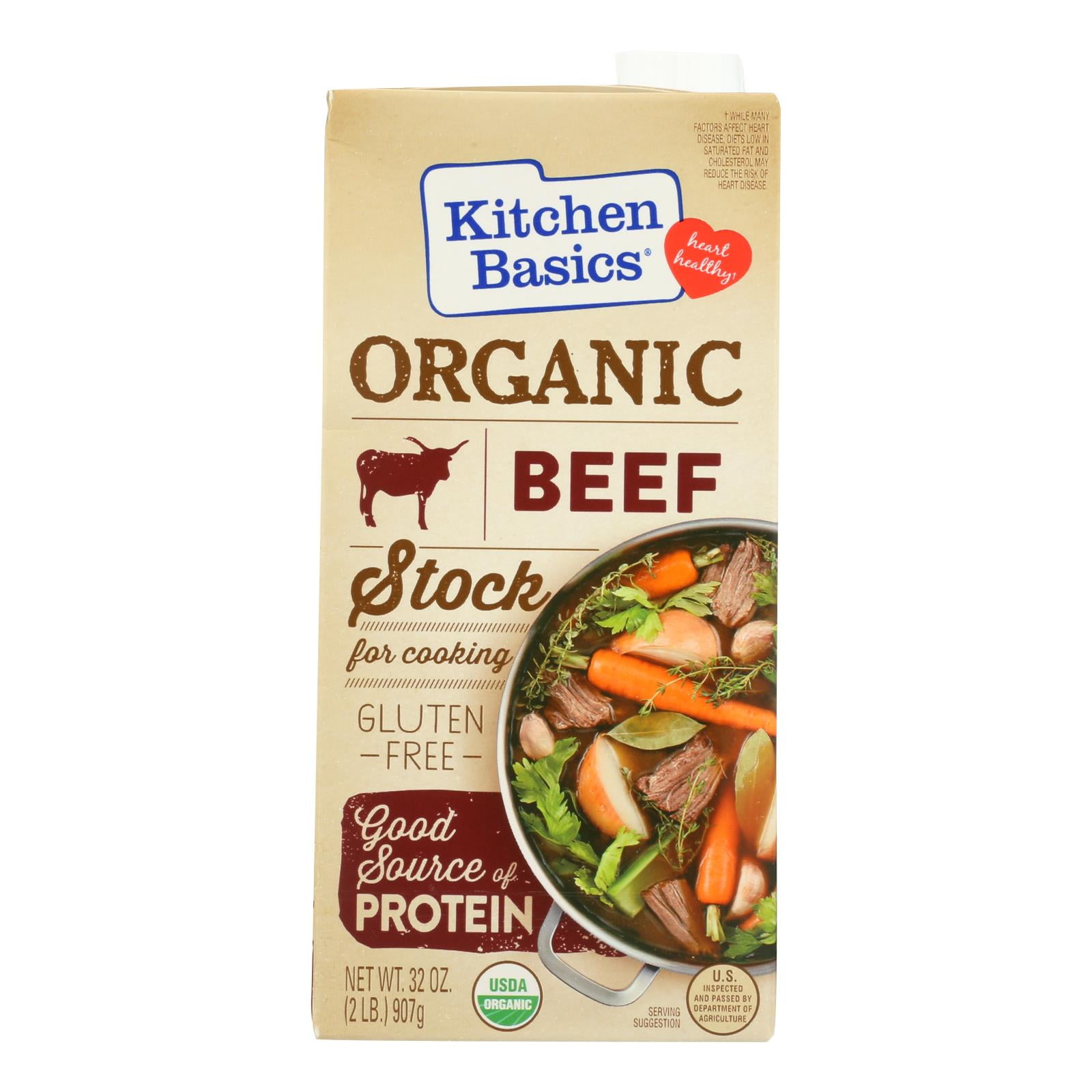 Kitchen Basics Beef Stock - Case Of 12 - 32 Fl Oz. - Walmart.com