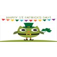 thumbnail image 4 of St. Patrick's Day Piggy Bank, Owl Leprechaun Costume Greeting Design Party Shamrock Pattern Print, Ceramic Coin Bank Money Box for Cash Saving, 3.6" X 3.2", Multicolor, by Ambesonne, 4 of 4