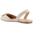 thumbnail image 6 of Journee Womens Hannae Sling Back Pointed Toe Flats, Widths Available, 6 of 9