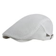 thumbnail image 1 of Women Summer Thin Retro Hollow Mesh Breathable Adjustable Sun Cap, 1 of 4