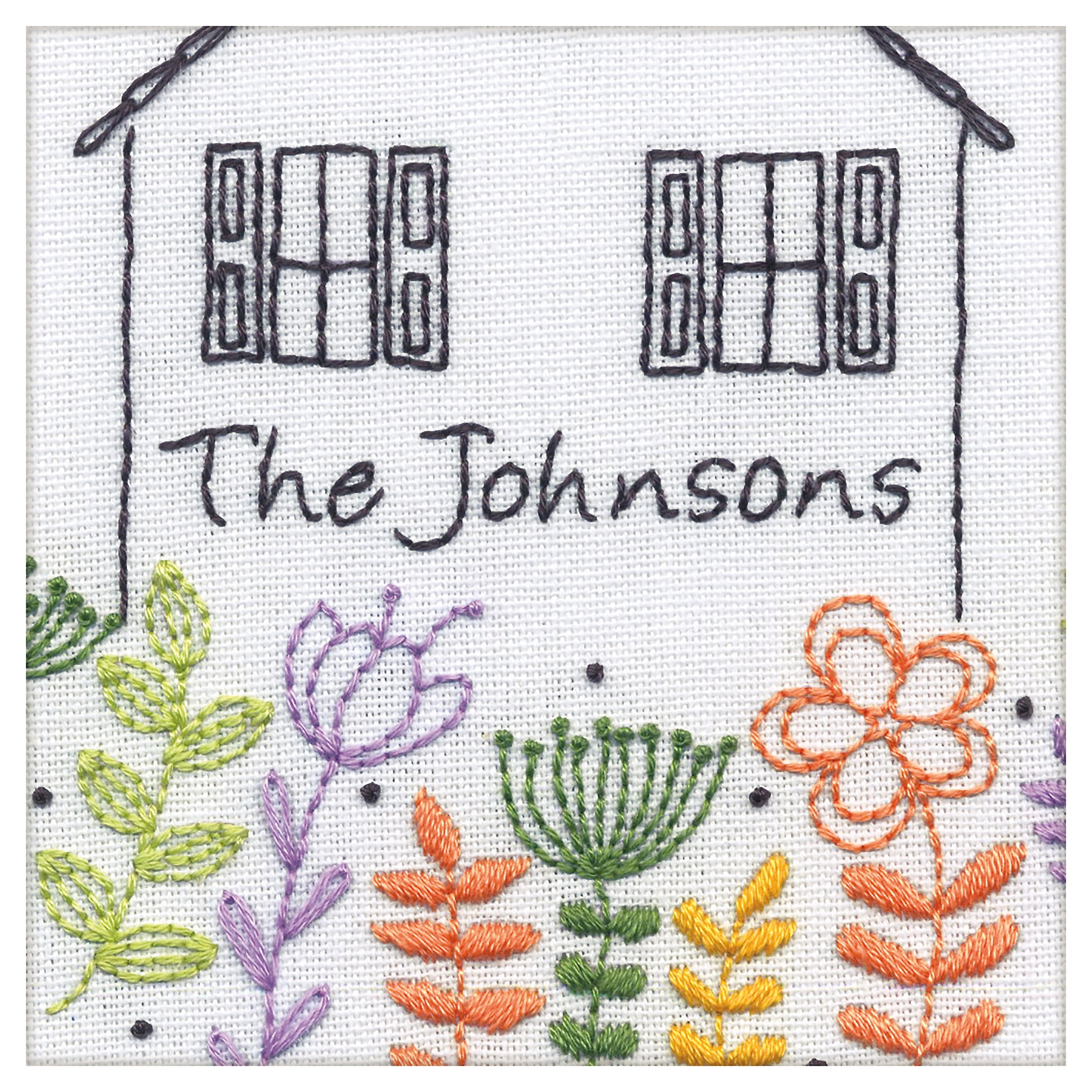 Dimensions Welcome Home Embroidery Kit, 6" Diameter