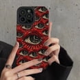thumbnail image 2 of Funda de teléfono suave con patrón de ojo rojo escalofriante para iPhone 15 14 12 11 13 Pro Max 14Plus 12 13 Mini 7 8 Plus X XS Max XR, 2 of 4