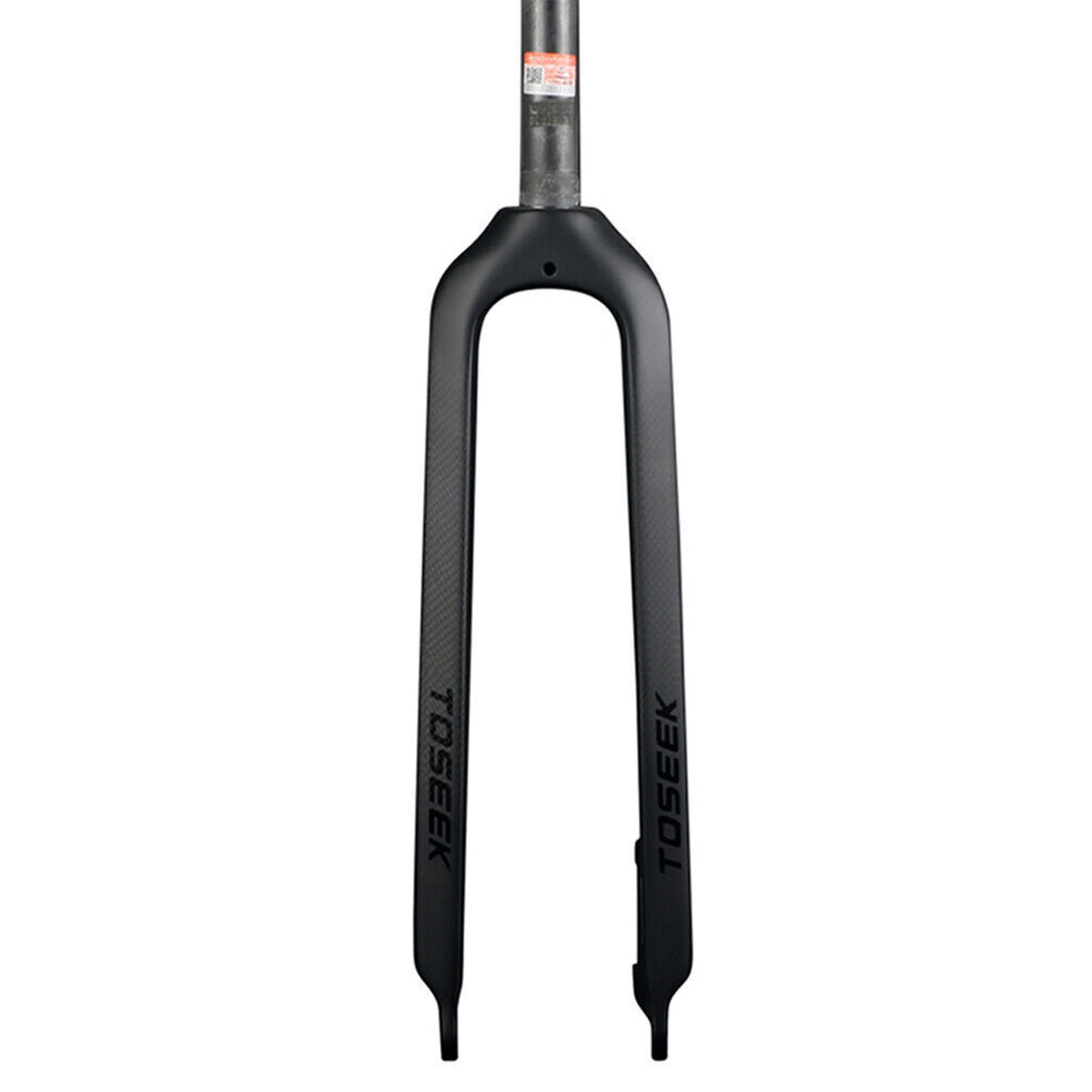 TOSEEK MTB Rigid Fork 11/8" Full Carbon Fiber Disc Brake Fork 26/27.5/